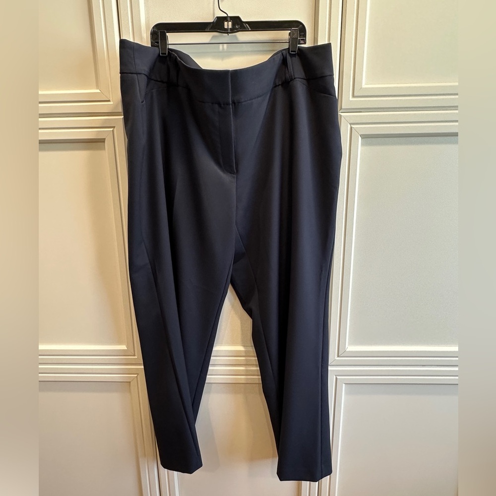 Alfani ESS Trouser 22W Curvey Fit Tummy Control Modern Navy